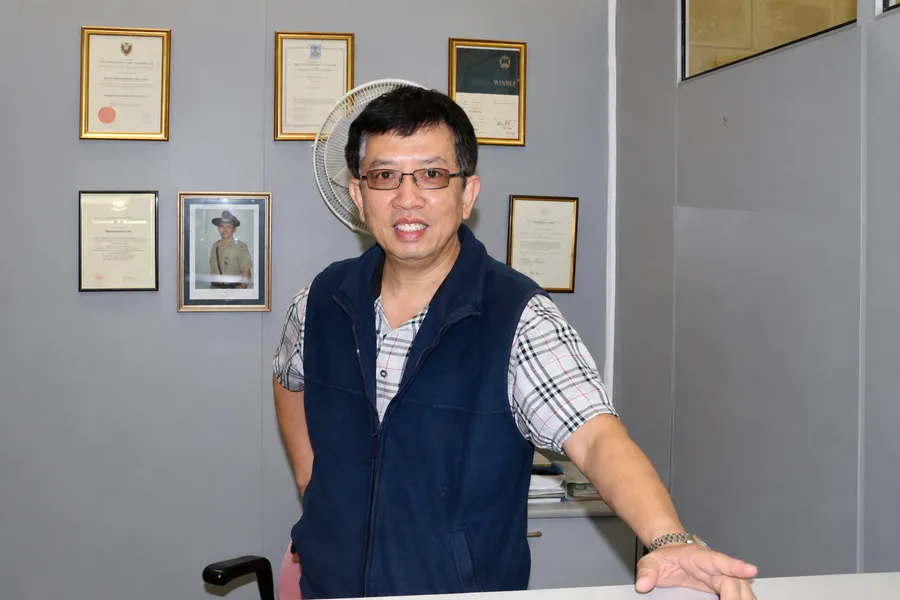 Dr Ben Feng in the light-filled East Perth practice